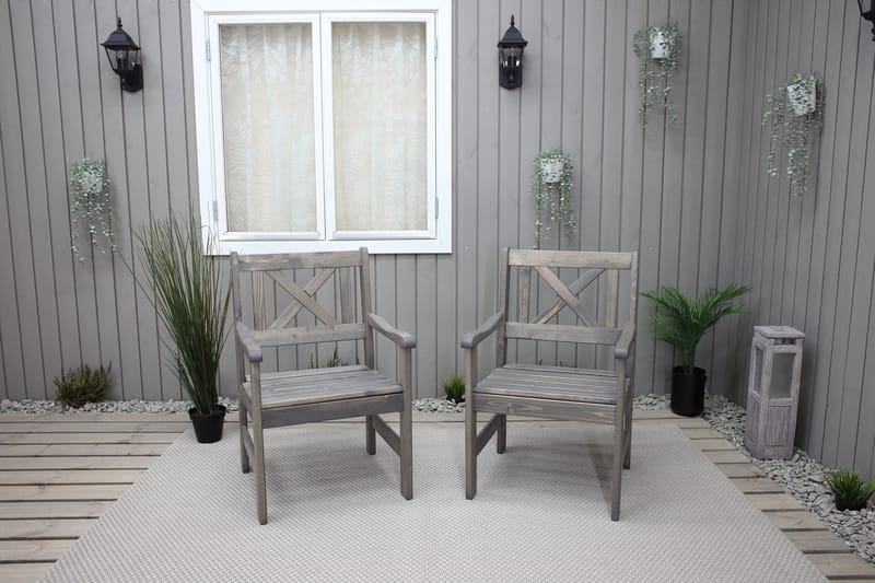 Olivo Hagelenestol - Grå - Hagemøbler - Stoler & Lenestoler - Utelenestoler