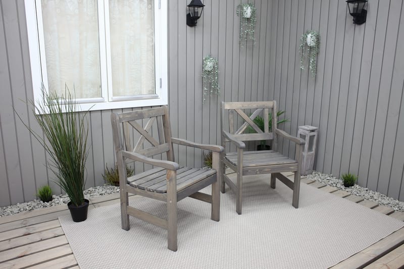 Olivo Hagelenestol - Grå - Hagemøbler - Stoler & Lenestoler - Utelenestoler