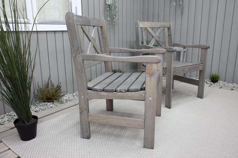 Olivo Hagelenestol - Grå - Hagemøbler - Stoler & Lenestoler - Utelenestoler