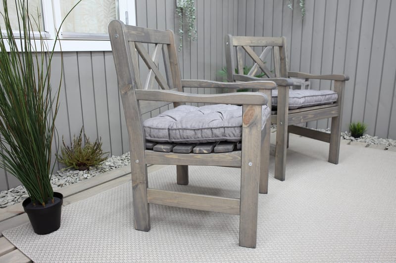 Olivo Hagelenestol - Grå - Hagemøbler - Stoler & Lenestoler - Utelenestoler