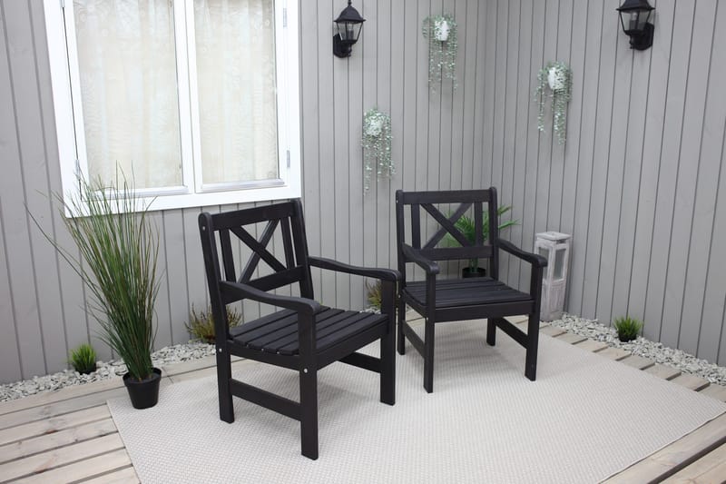 Olivo Hagelenestol - Svart - Hagemøbler - Stoler & Lenestoler - Utelenestoler