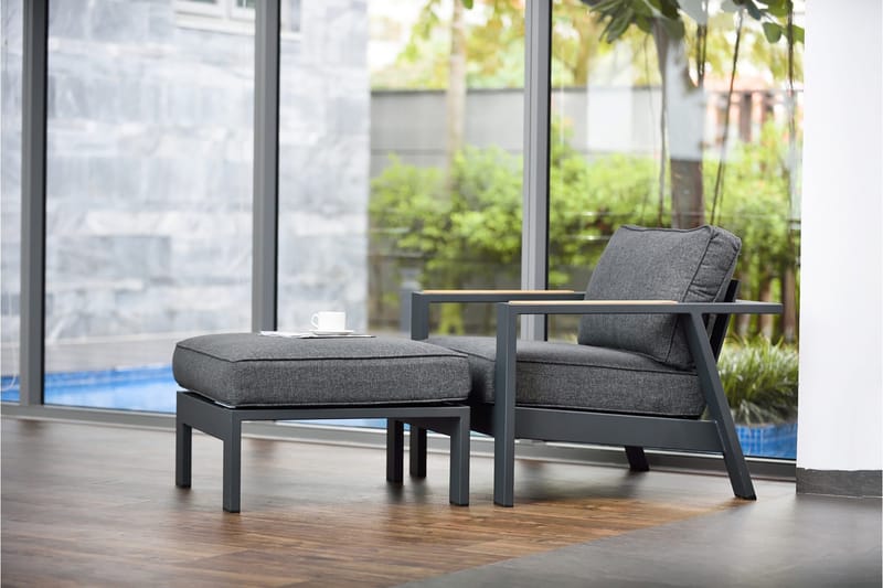 Palau Lenestol - Grå - Hagemøbler - Stoler & Lenestoler - Utelenestoler