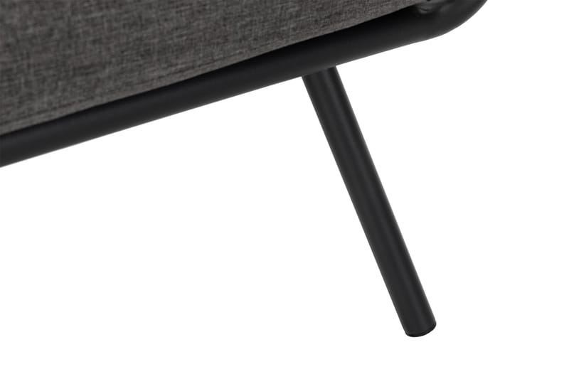 Sandina Lenestol - Tau/Svart/Grå - Hagemøbler - Stoler & Lenestoler - Utelenestoler