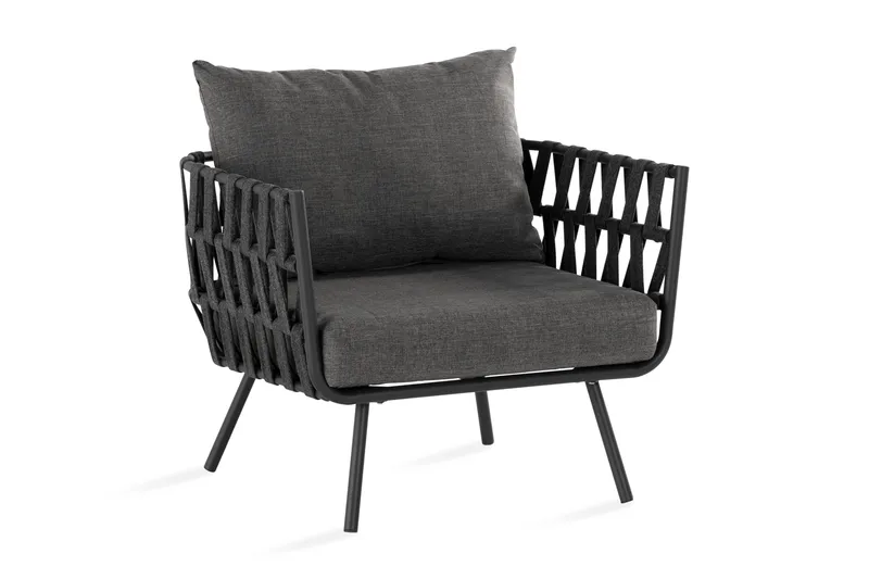 Sandina Lenestol, Tau/Svart/Grå