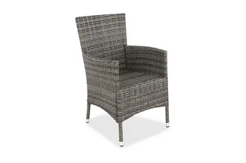 Thor utefåtölj – loungelenestol utemøbler i kunstrotting