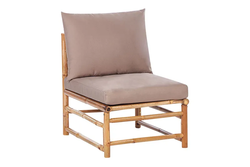 Villa Castelli Utelenestol - Lys Brun/Beige - Hagemøbler - Stoler & Lenestoler - Utelenestoler