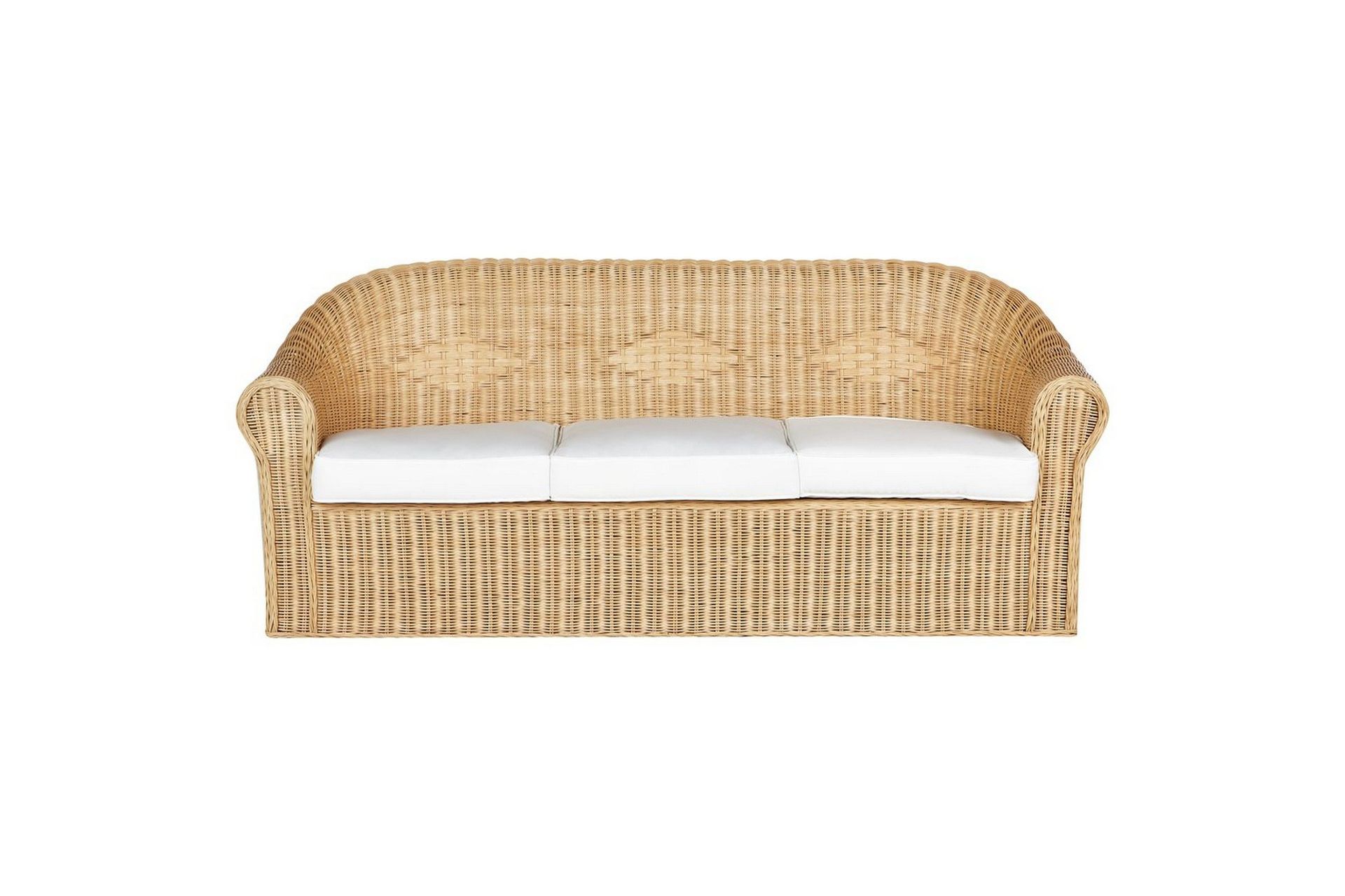 3-sitssoffa Beliani Livadeia Natural\|\|White -