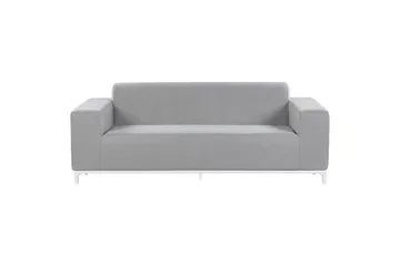 3-sitssoffa Beliani Rovigo Grey||White - Hagemøbler - Loungemøbler - Lounge sofa