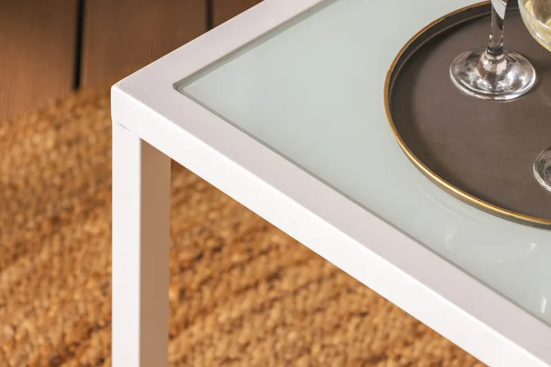 Ariany Hjørnesofa - Hvit/Grå - Hagemøbler - Loungemøbler - Lounge sofa