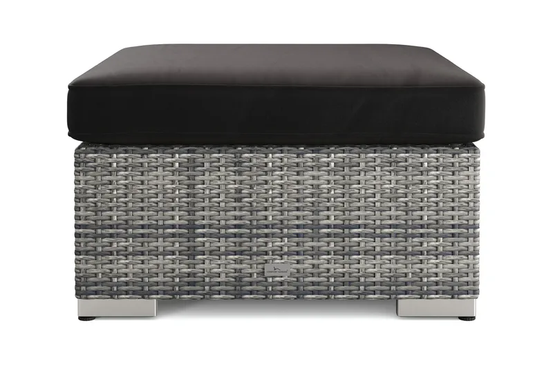 Bahamas Divanmodul – Loungebord Utendørs 75x75 cm til Sofaer - Grå - Hagemøbler - Loungemøbler - Moduler