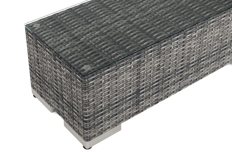 Bahamas Endemodul Utendørs 38x90 cm - Grå - Hagemøbler - Loungemøbler - Moduler