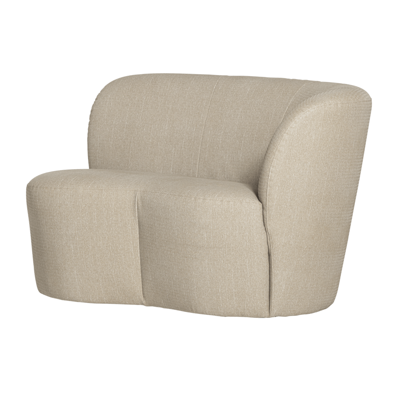 2-seters sofa Stone utendørs høyre - Sand - Hagemøbler - Loungemøbler - Moduler