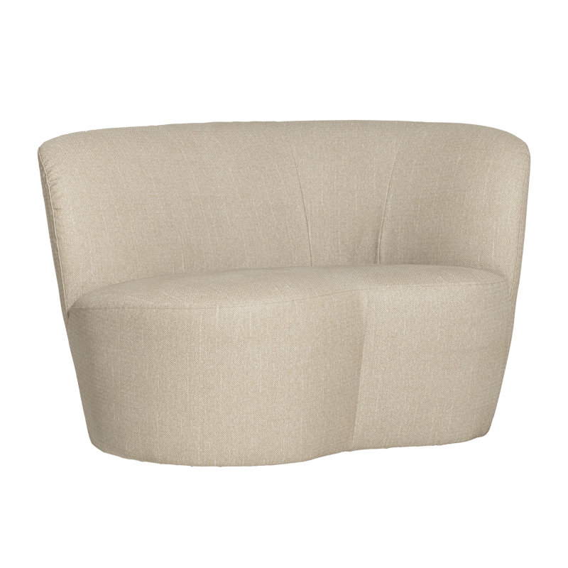 2-seters sofa Stone utendørs høyre - Sand - Hagemøbler - Loungemøbler - Moduler