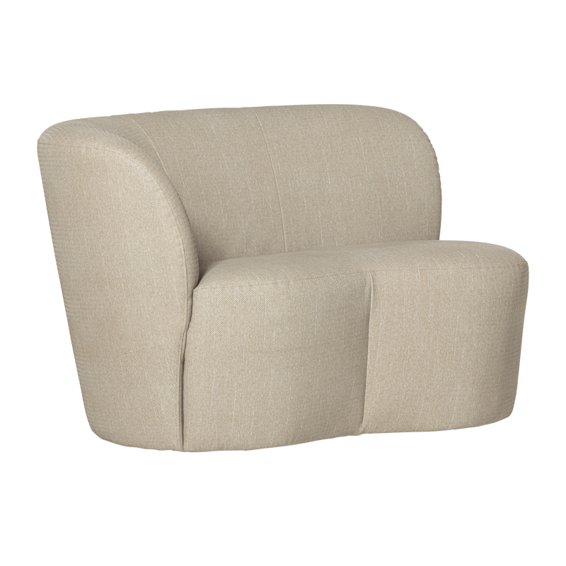 2-seters sofa Stone utendørs venstre - Sand - Hagemøbler - Loungemøbler - Moduler