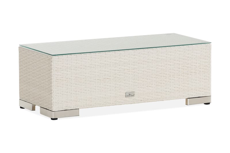 Bahamas Avslutning 37,5x90 cm - Hvit - Hagemøbler - Loungemøbler - Moduler