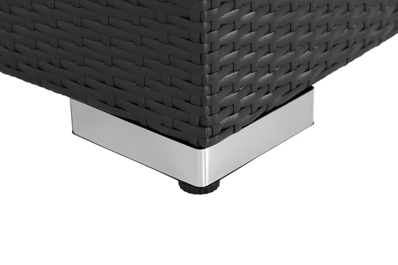 Bahamas Avslutning 90 cm - Svart - Hagemøbler - Loungemøbler - Moduler