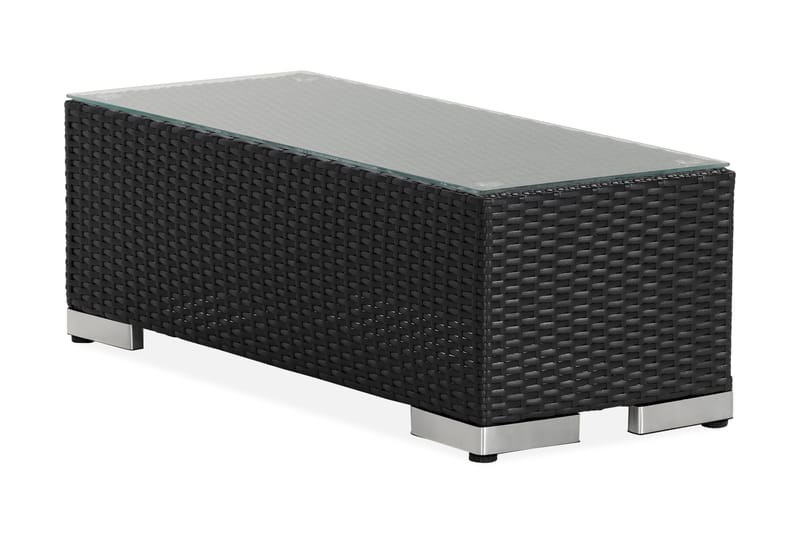 Bahamas Avslutning 90 cm - Svart - Hagemøbler - Loungemøbler - Moduler