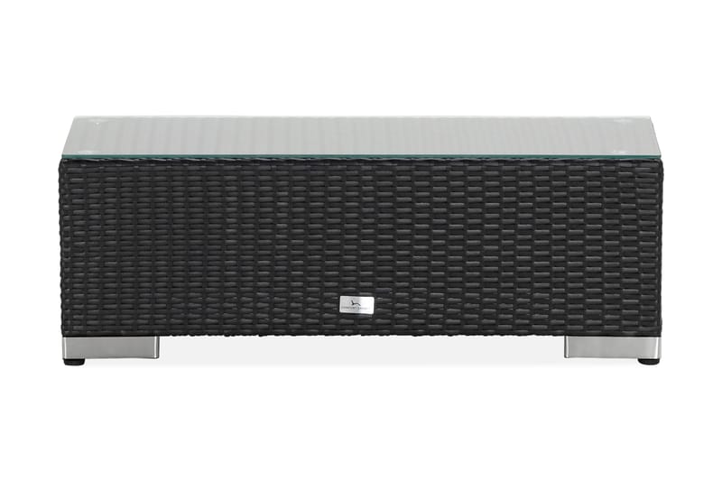 Bahamas Avslutning 90 cm - Svart - Hagemøbler - Loungemøbler - Moduler
