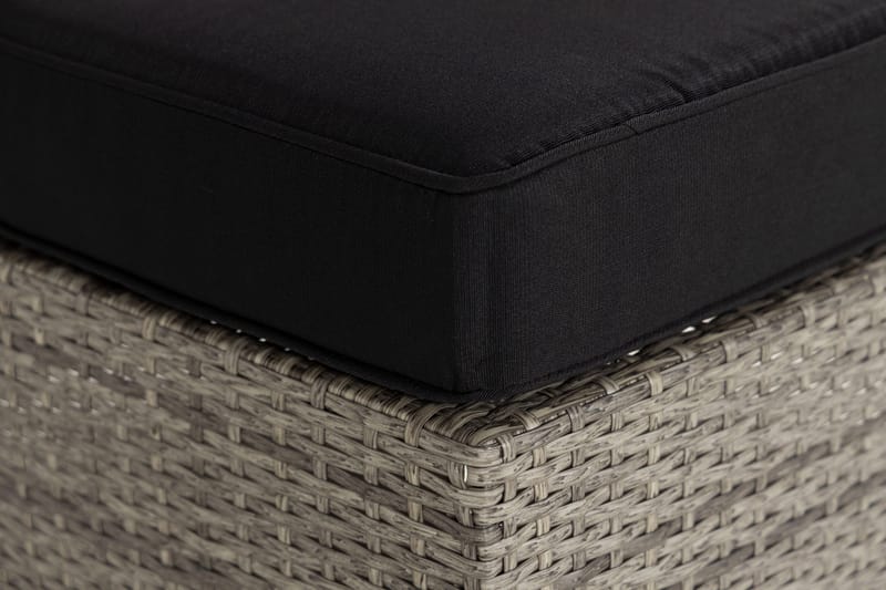 Bahamas Divan/Bord 75x75 cm - Grå - Hagemøbler - Loungemøbler - Moduler