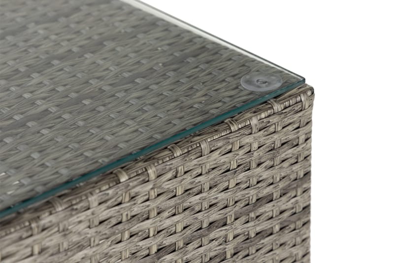 Bahamas Divan/Bord 75x75 cm - Grå - Hagemøbler - Loungemøbler - Moduler