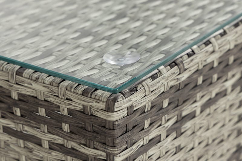 Bahamas Divan/Bord 75x75 cm - Grå - Hagemøbler - Loungemøbler - Moduler