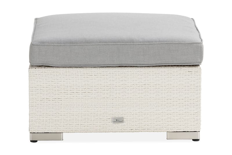 Bahamas Divan/Bord 75x75 cm - Hvit - Hagemøbler - Loungemøbler - Moduler