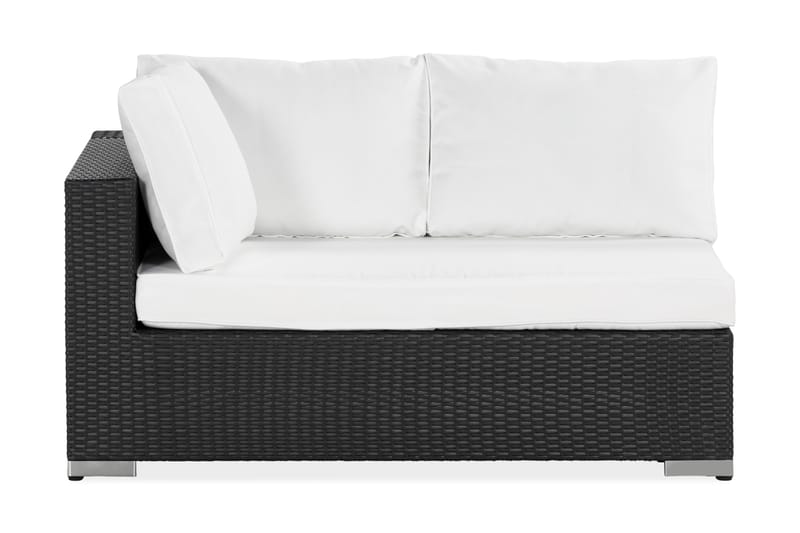 Bahamas Høyredel 140 cm - Svart - Hagemøbler - Loungemøbler - Moduler