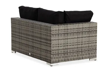 Bahamas Høyremodul 140 cm - Grå - Hagemøbler - Loungemøbler - Moduler - Hjørnemodul hagesofa