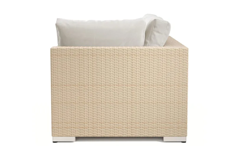 Bahamas Høyremodul Utendørs 140 cm - Beige - Hagemøbler - Loungemøbler - Moduler
