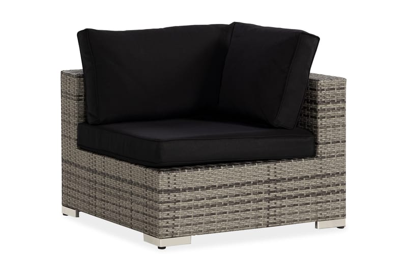 Bahamas Hjørnemodul - Grå - Hagemøbler - Loungemøbler - Moduler - Hjørnemodul hagesofa