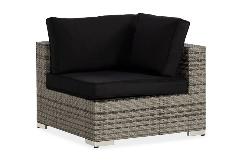 Bahamas Hjørnemodul - Grå - Hagemøbler - Loungemøbler - Moduler - Hjørnemodul hagesofa