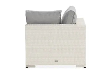 Bahamas Hjørnemodul - Hvit - Hagemøbler - Loungemøbler - Moduler - Hjørnemodul hagesofa