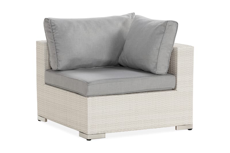 Bahamas Hjørnemodul - Hvit - Hagemøbler - Loungemøbler - Moduler - Hjørnemodul hagesofa