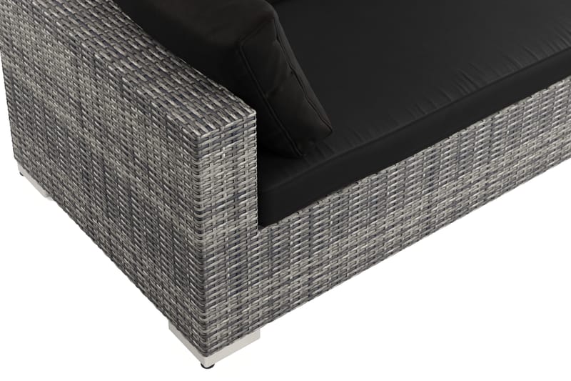 Bahamas Högermodul utomhus 140 cm i konstrotting - Hagemøbler - Loungemøbler - Moduler