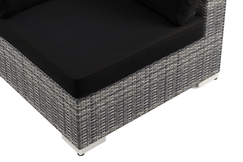 Bahamas Hörnmodul utomhus i konstrotting NO BRAND - Hagemøbler - Loungemøbler - Moduler - Hjørnemodul hagesofa