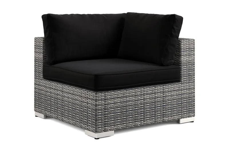 Bahamas Hörnmodul utomhus i konstrotting - Hagemøbler - Loungemøbler - Moduler - Hjørnemodul hagesofa