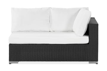 Bahamas Venstredel 140 cm - Svart - Hagemøbler - Loungemøbler - Moduler