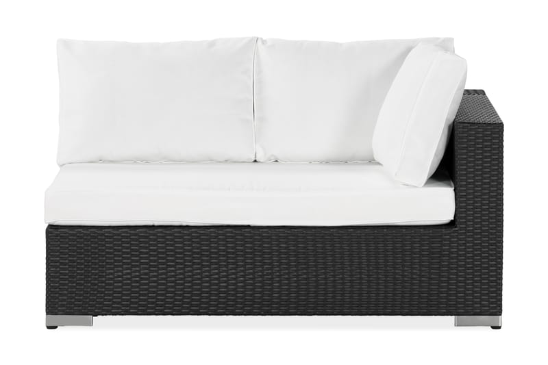 Bahamas Venstredel 140 cm - Svart - Hagemøbler - Loungemøbler - Moduler