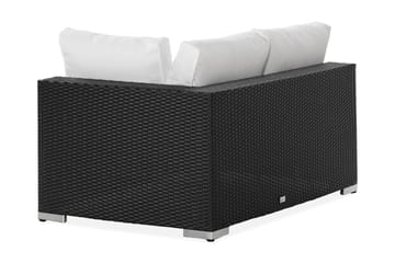 Bahamas Venstredel 140 cm - Svart - Hagemøbler - Loungemøbler - Moduler