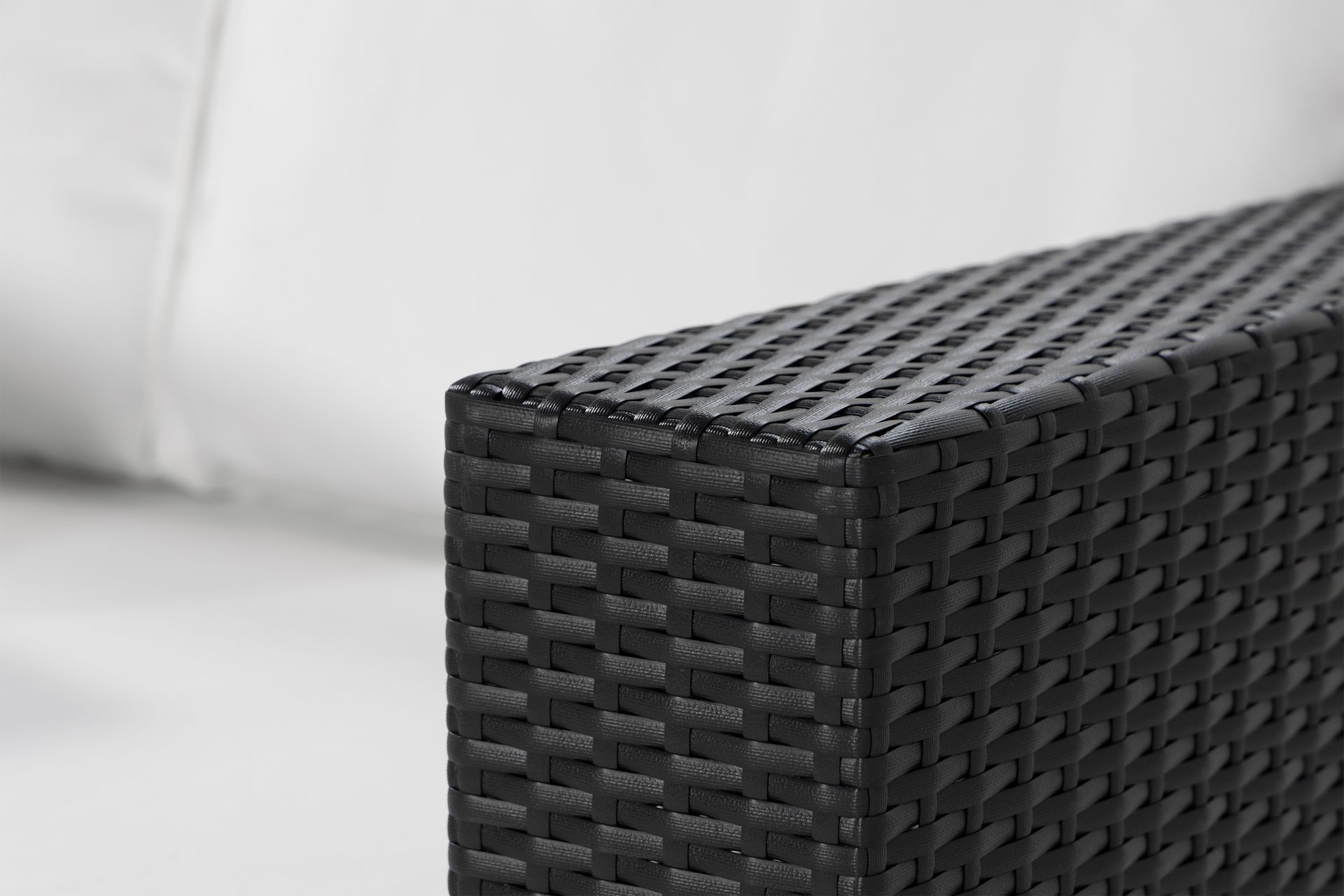 Bahamas Venstredel 140 cm - Svart - Hagemøbler - Loungemøbler - Moduler