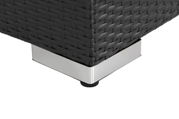 Bahamas Venstredel 140 cm - Svart - Hagemøbler - Loungemøbler - Moduler