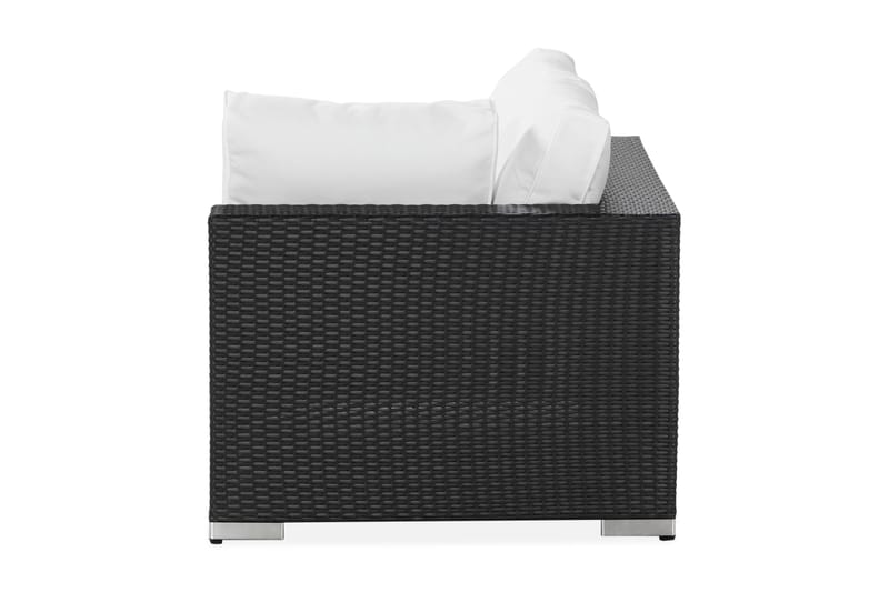 Bahamas Venstredel 140 cm - Svart - Hagemøbler - Loungemøbler - Moduler