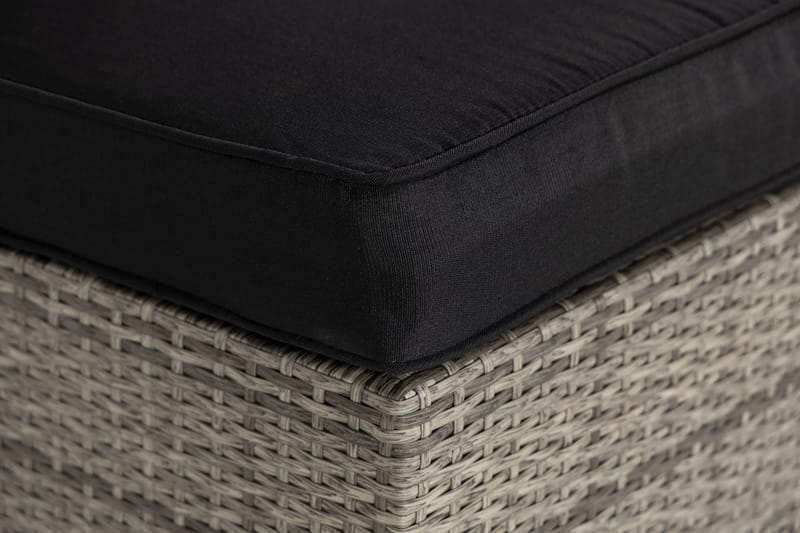 Bahamas Venstremodul 140 cm - Grå - Hagemøbler - Loungemøbler - Moduler