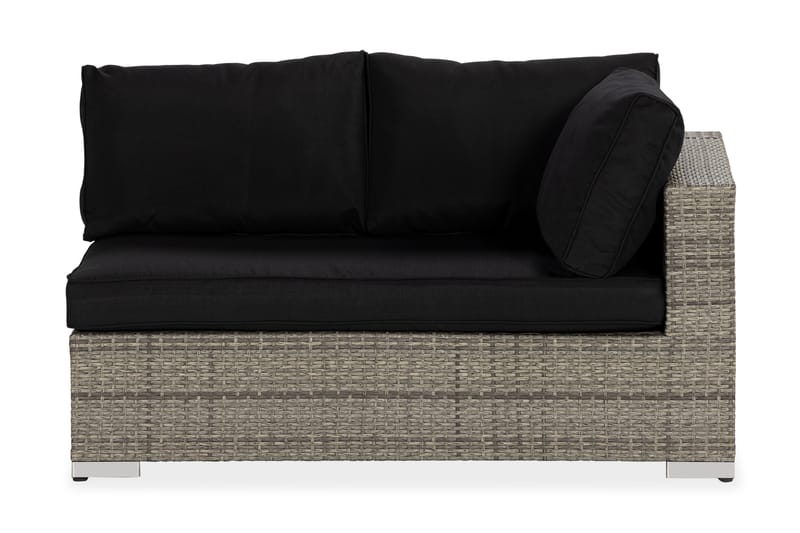 Bahamas Venstremodul 140 cm - Grå - Hagemøbler - Loungemøbler - Moduler