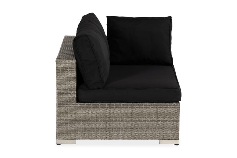 Bahamas Venstremodul 140 cm - Grå - Hagemøbler - Loungemøbler - Moduler