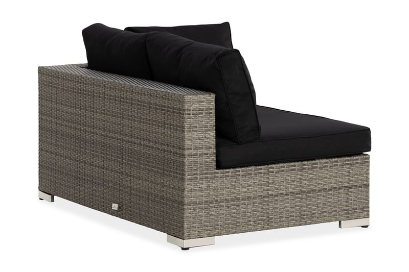 Bahamas Venstremodul 140 cm - Grå - Hagemøbler - Loungemøbler - Moduler