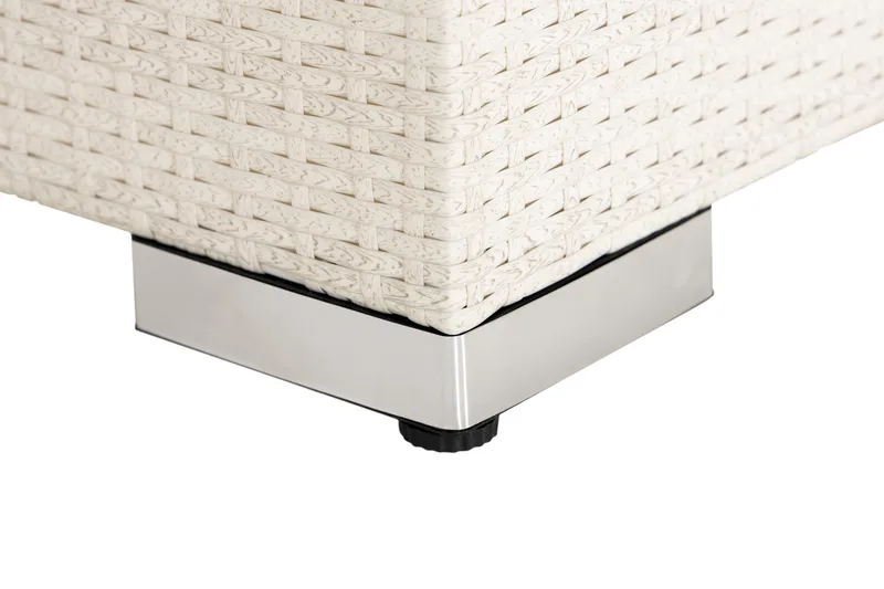 Bahamas Venstremodul 140 cm - Hvit - Hagemøbler - Loungemøbler - Moduler