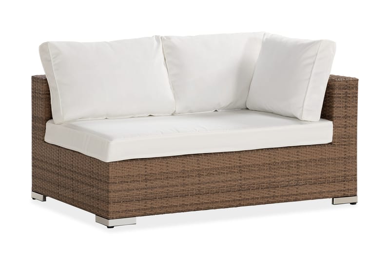 Bahamas Venstremodul 140 cm - Sand - Hagemøbler - Loungemøbler - Moduler
