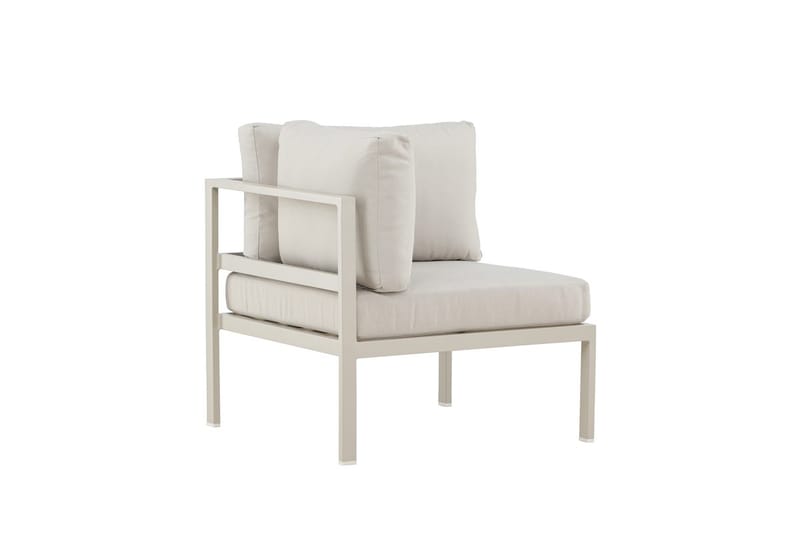 Copacabana hjørnemodul 74 cm utendørs - Beige - Hagemøbler - Loungemøbler - Moduler - Hjørnemodul hagesofa