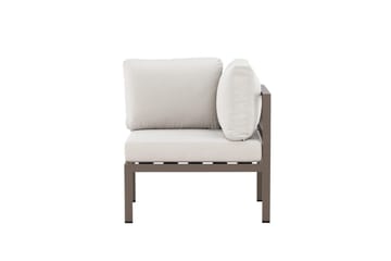 Copacabana hjørnemodul 74 cm utendørs - Brun - Hagemøbler - Loungemøbler - Moduler - Hjørnemodul hagesofa